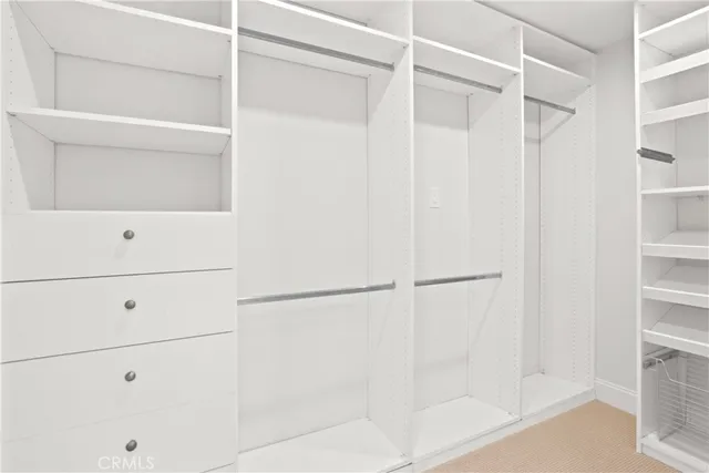 a view of walk in closet