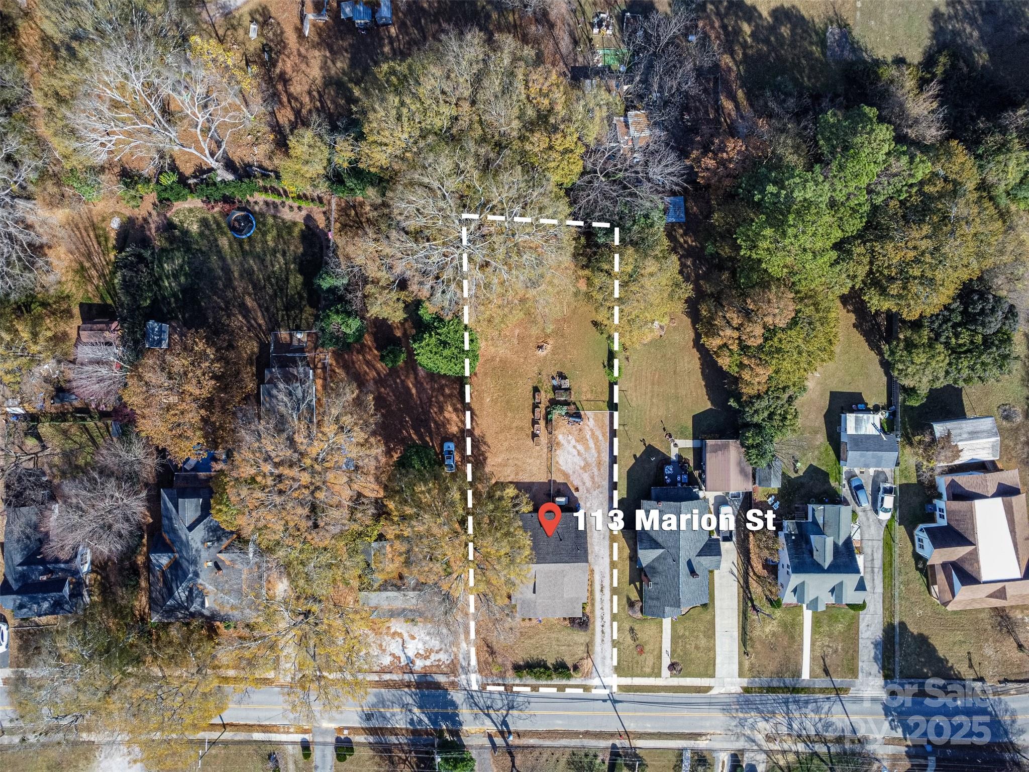 113 Marion Street Clover, SC 29710 - Photo 25 of 26 an aerial view of residential houses with outdoor space