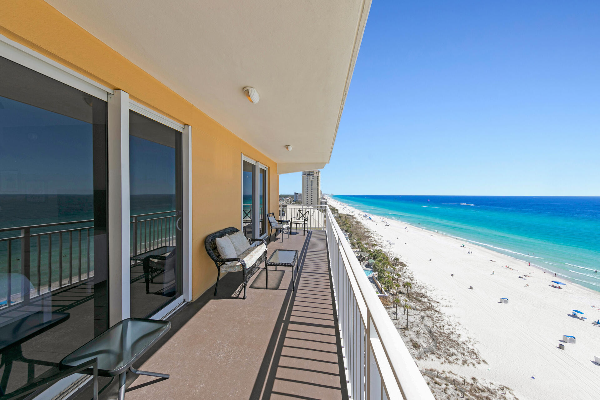 12011 Front Beach Road, Unit 701 Panama City Beach, FL 32407 - Photo 36 of 42 a view of balcony and deck