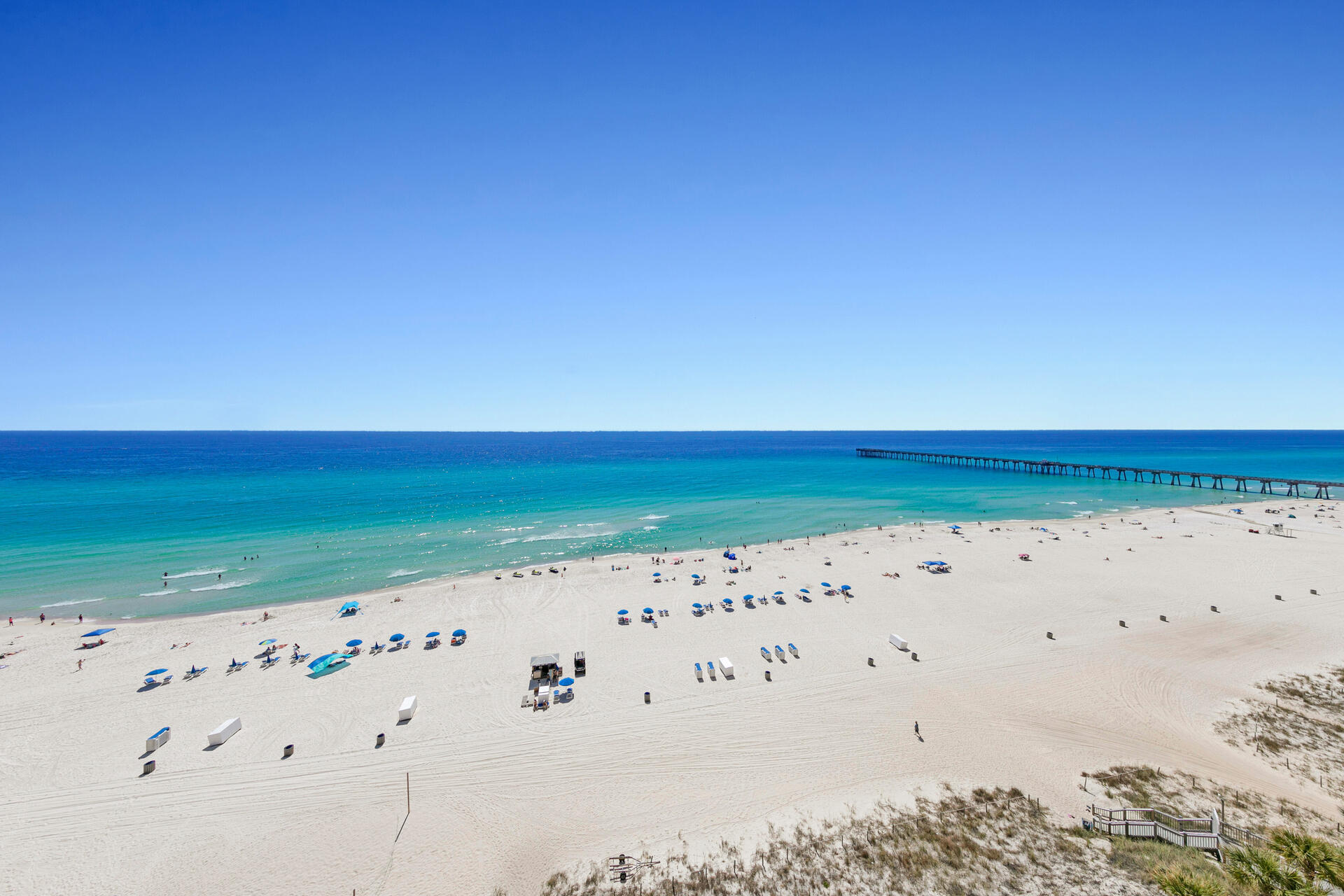 12011 Front Beach Road, Unit 701 Panama City Beach, FL 32407 - Photo 38 of 42 a view of an ocean beach