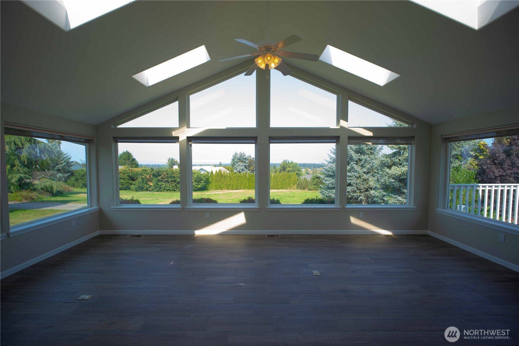 71 Le Roux Road Sequim, WA 98382 - Photo 3 of 40 a view of an empty room with a large window