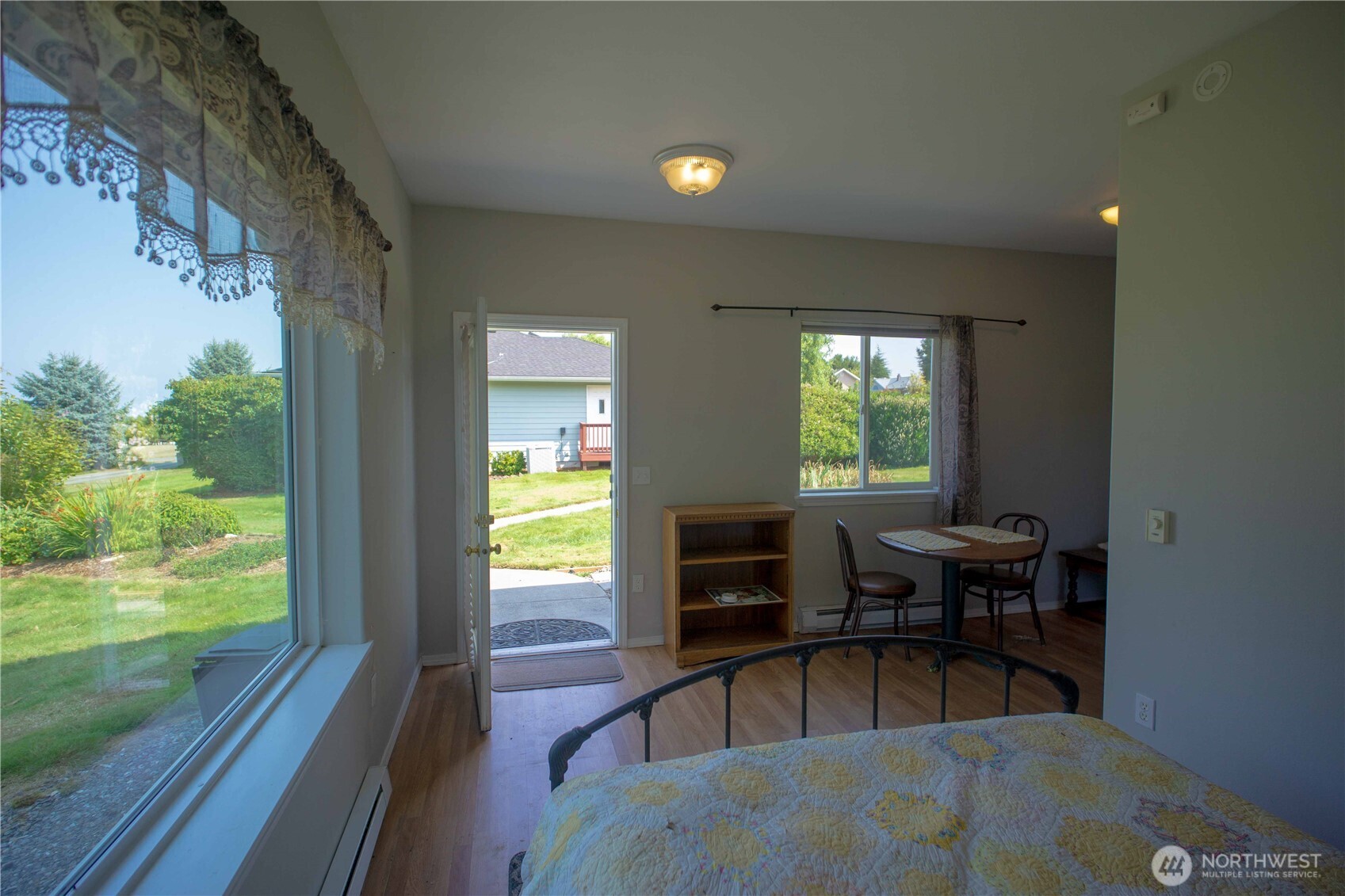 71 Le Roux Road Sequim, WA 98382 - Photo 33 of 40 a view of a dining room with furniture window and outside view