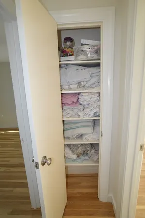 a view of a closet