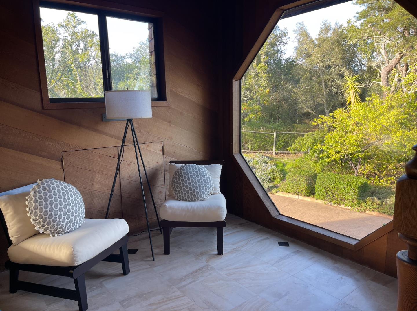 17070 Lon Road Los Gatos, CA 95033 - Photo 38 of 56 a outdoor living room with furniture and a large window