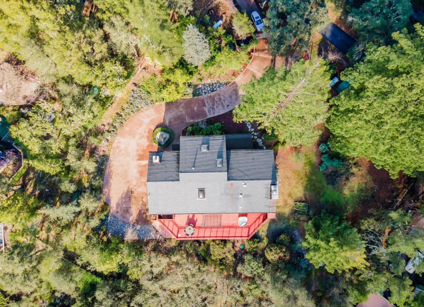 17070 Lon Road Los Gatos, CA 95033 - Photo 51 of 56 an aerial view of a house
