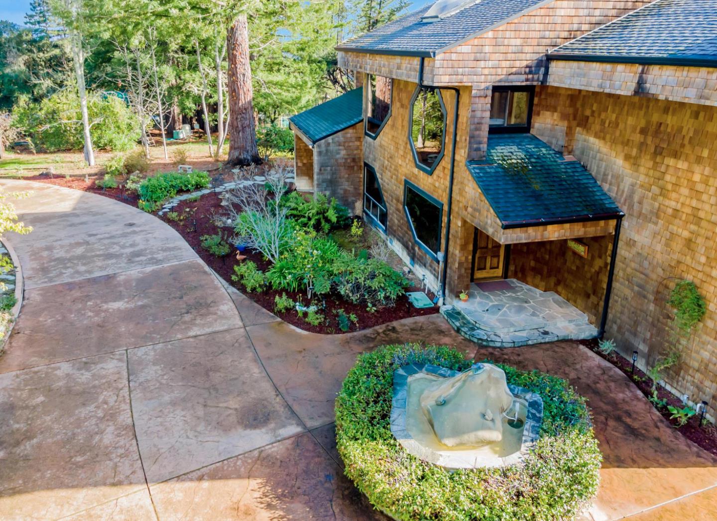 17070 Lon Road Los Gatos, CA 95033 - Photo 6 of 56 front view of a house with a yard