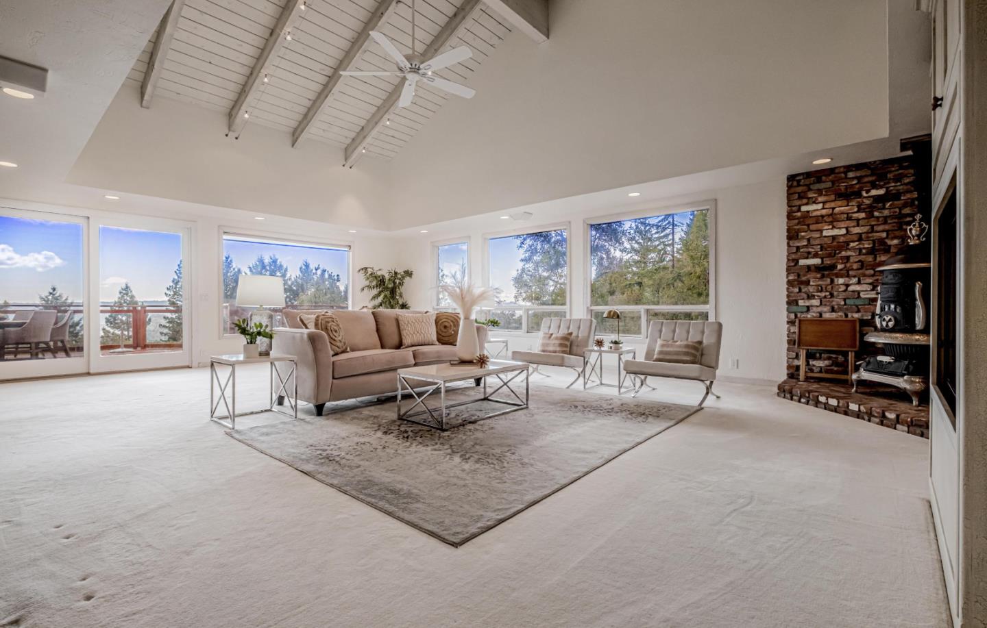 17070 Lon Road Los Gatos, CA 95033 - Photo 10 of 56 a living room with furniture and a large window