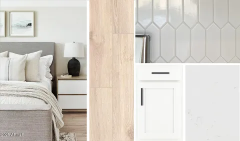 a bed room with a bed