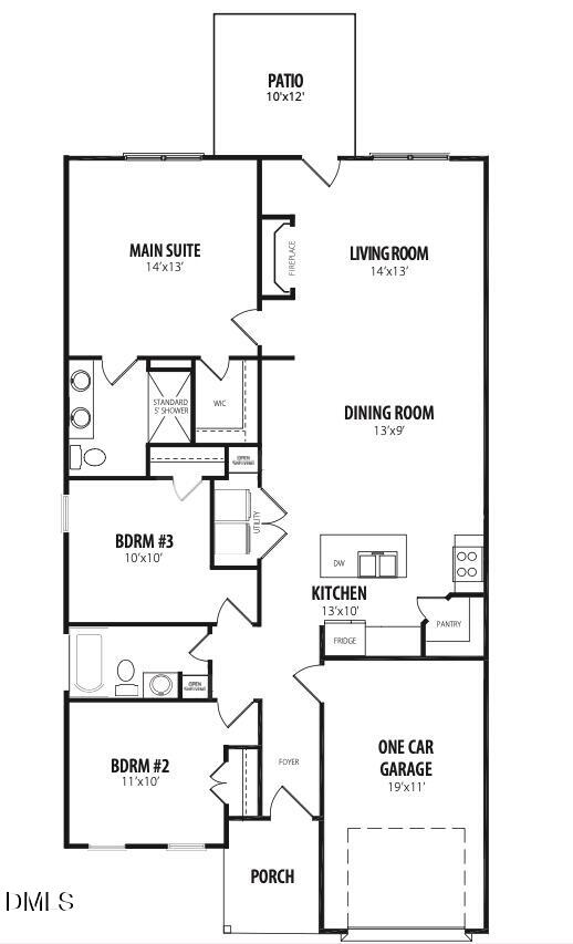 286 Bluejay Street Clayton, NC 27520 - Photo 13 of 13 Floor Plan