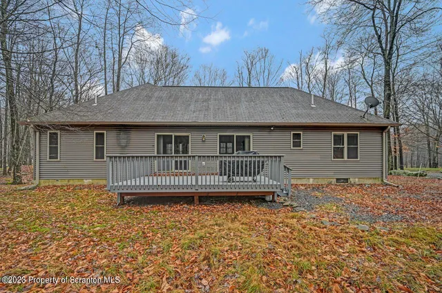 a backyard of a house