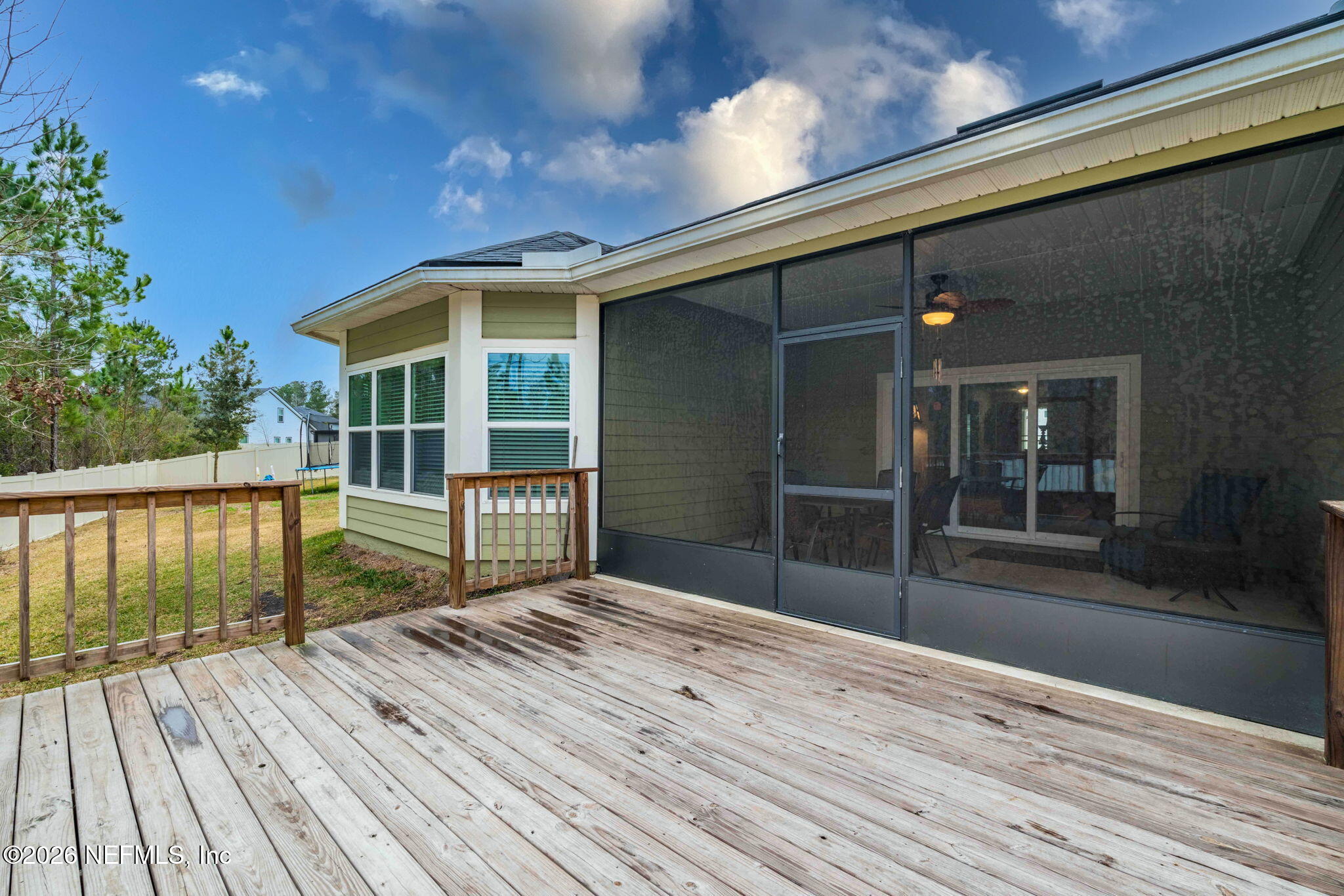 620 Ivory Palm Road Orange Park, FL 32073 - Photo 36 of 53 a view of backyard with swimming pool and balcony