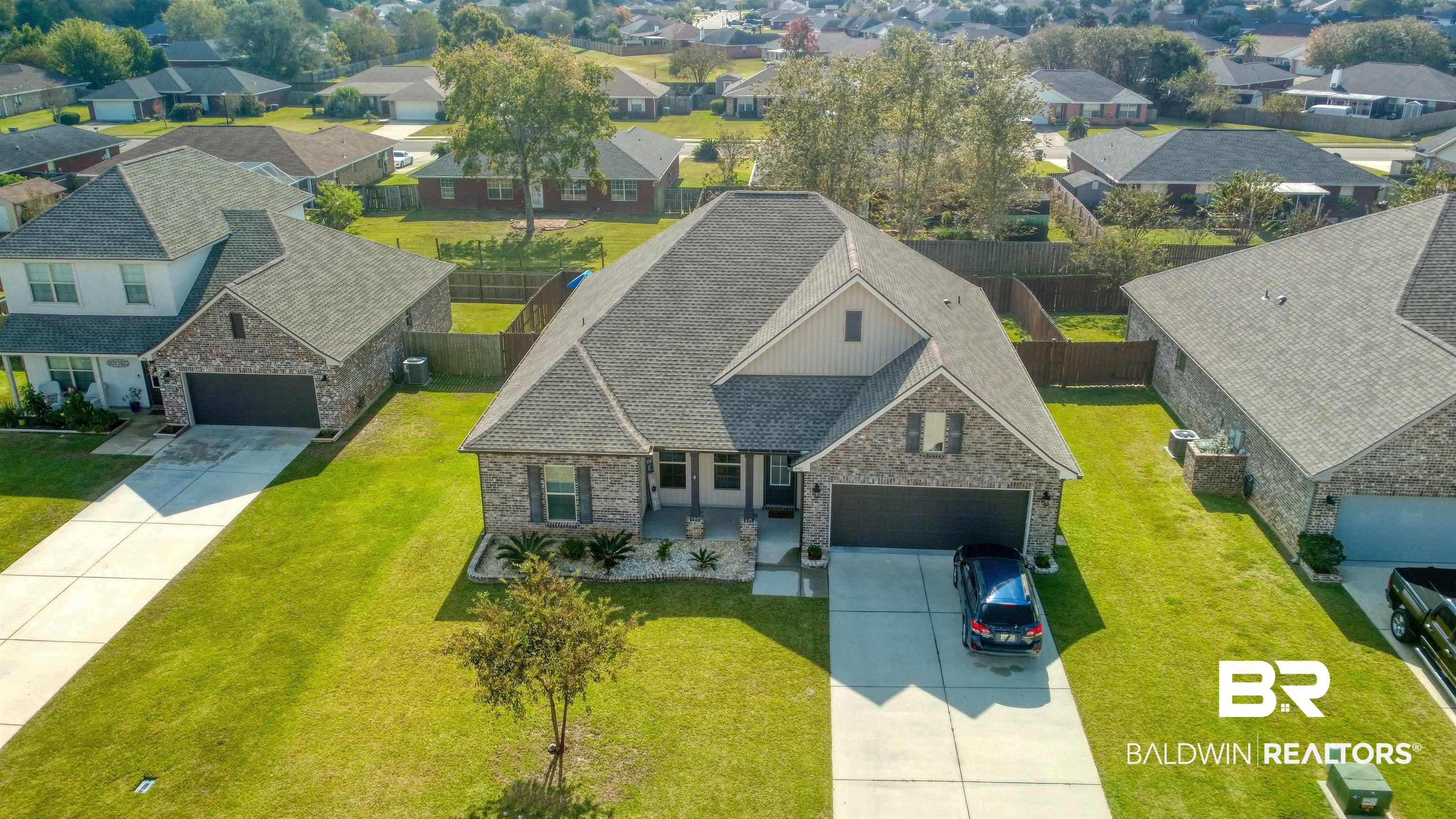 992 Dalton Circle Foley, AL 36535 - Photo 1 of 28 Aerial perspective of suburban area
