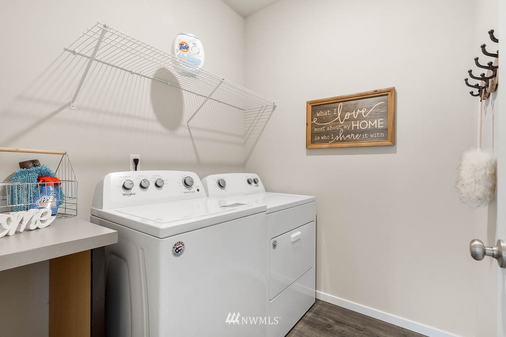 21119 Meridian Drive Southeast, Unit P21 Bothell, WA 98021 - Photo 7 of 31 a utility room with dryer and washer