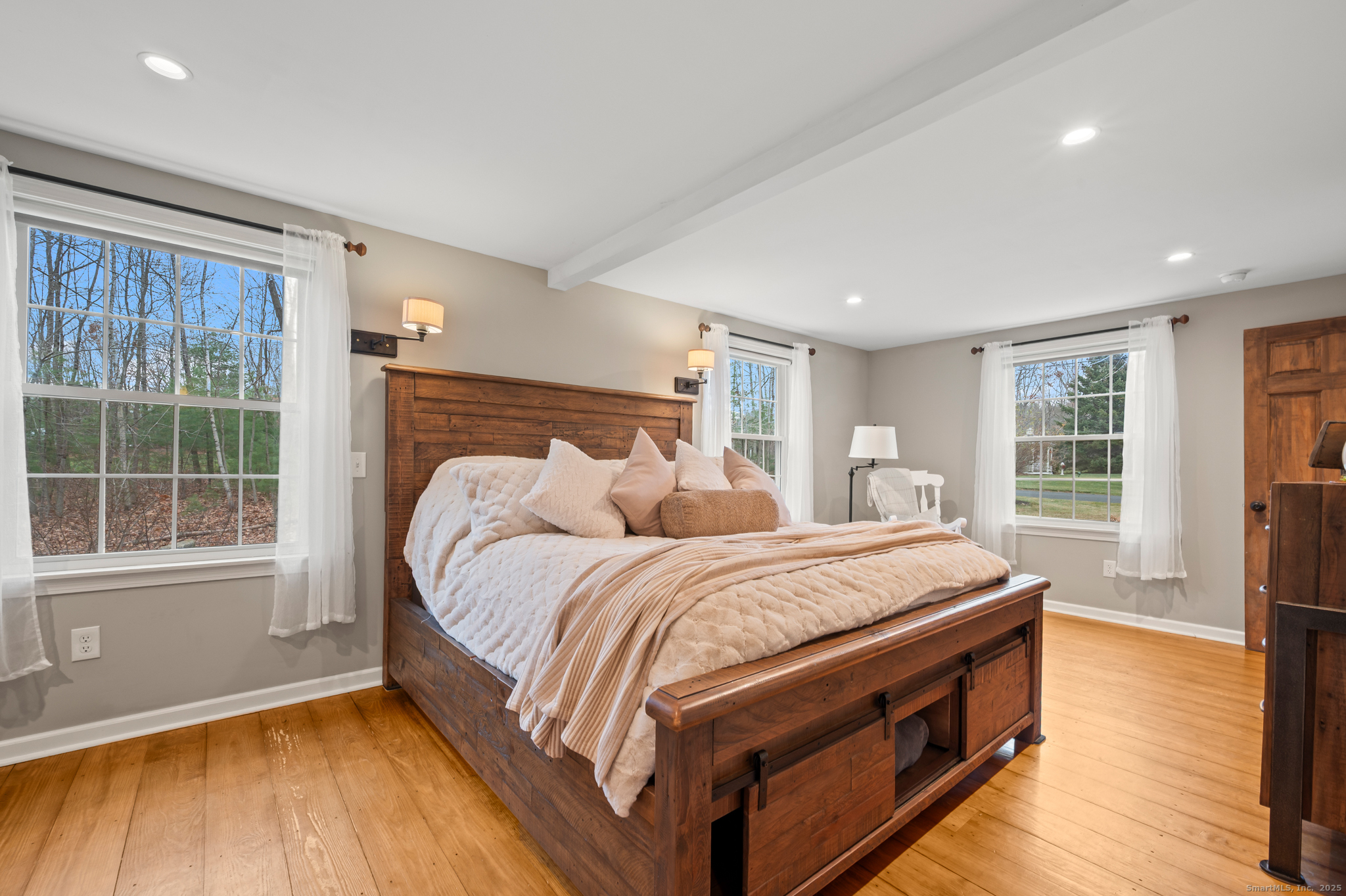 192 Leonard Road Stafford, CT 06076 - Photo 15 of 40 a bed room with a bed and a window