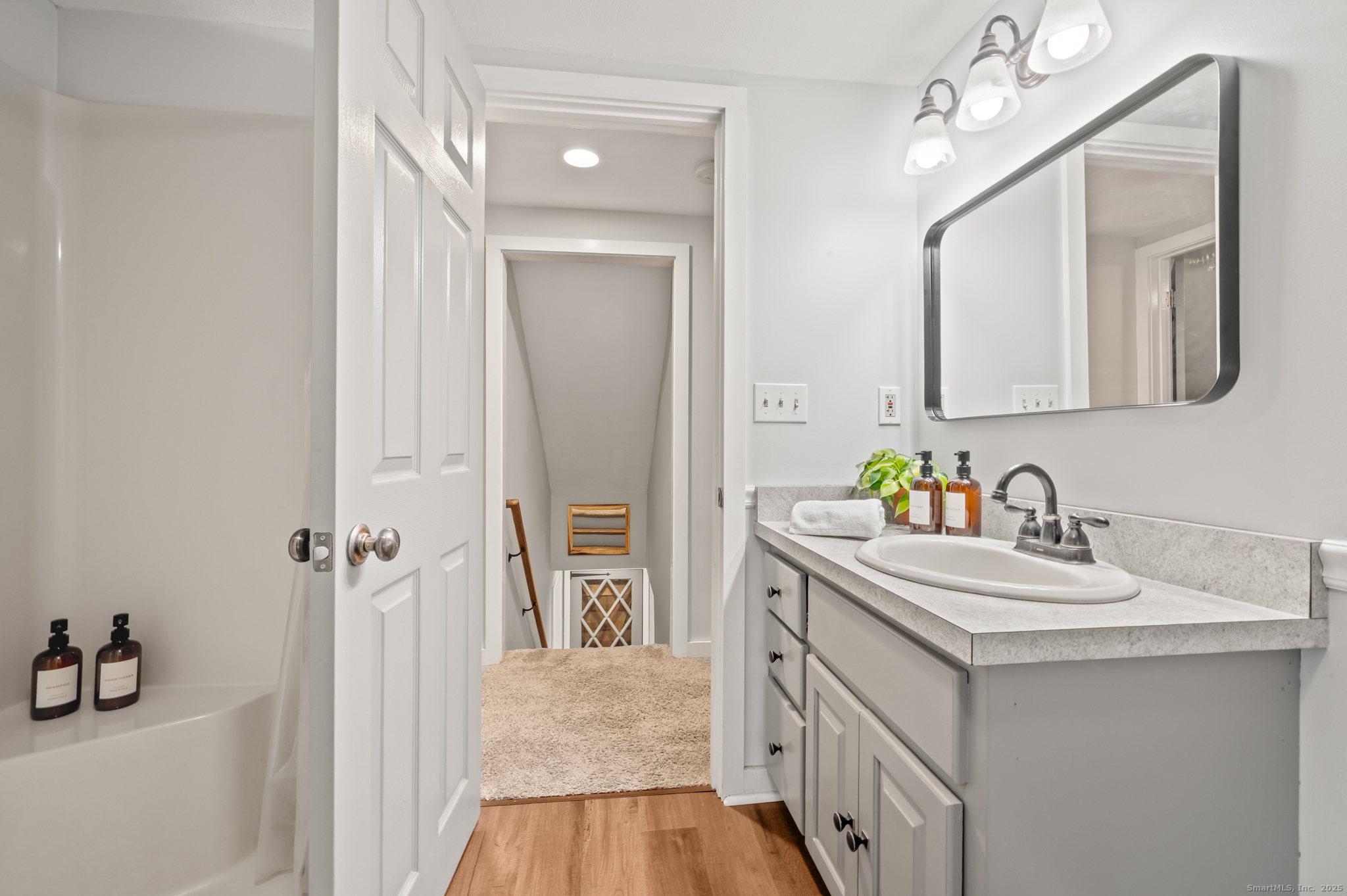 192 Leonard Road Stafford, CT 06076 - Photo 20 of 40 a bathroom with a sink a toilet and shower