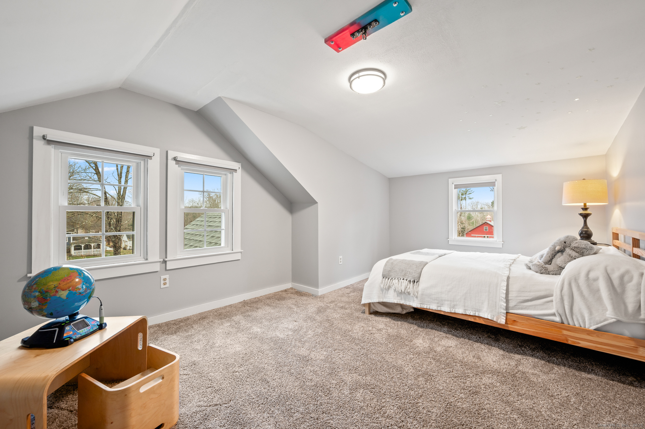 192 Leonard Road Stafford, CT 06076 - Photo 22 of 40 a bedroom with a bed and wooden floor