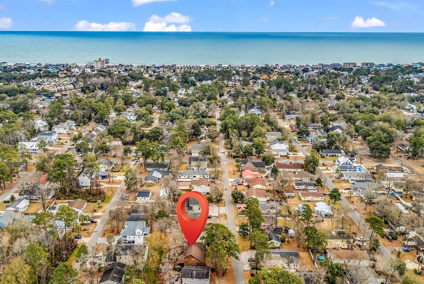 724 Juniper Drive, Unit B Surfside Beach, SC 29575 - Photo 34 of 36 View of property location featuring nearby suburban area
