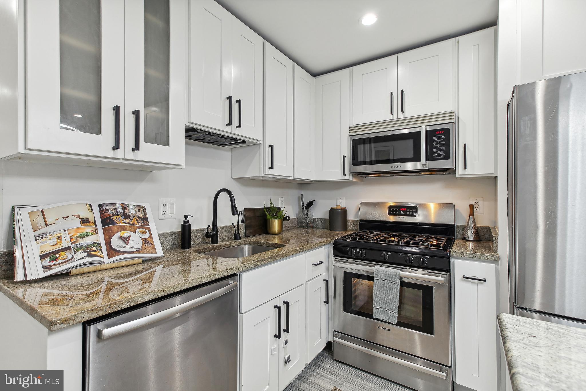 1130 Columbia Road Northwest, Unit 1 Washington, DC 20009 - Photo 8 of 20 Kitchen with Stainless Appliances