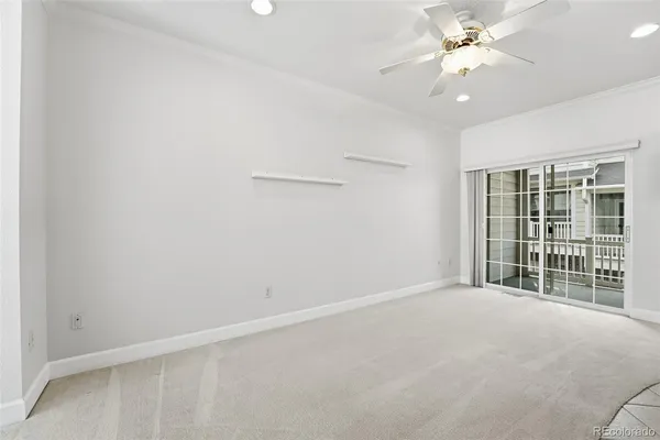 a view of balcony and workspace