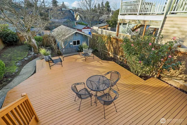 a view of outdoor seating space