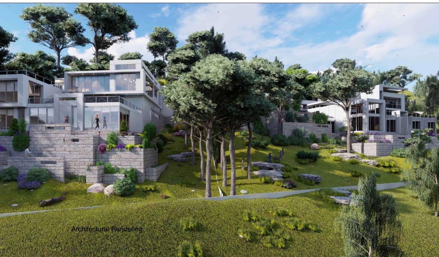 1693 Higgins Way Pacifica, CA 94044 - Photo 49 of 50 a view of a garden with a building in the background