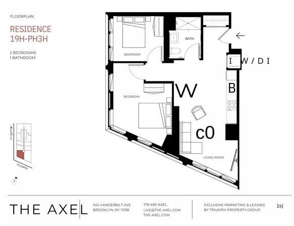 $5,795 | 545 Vanderbilt Avenue, Unit 26H | Prospect Heights