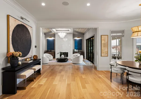 a very nice looking room with a large window