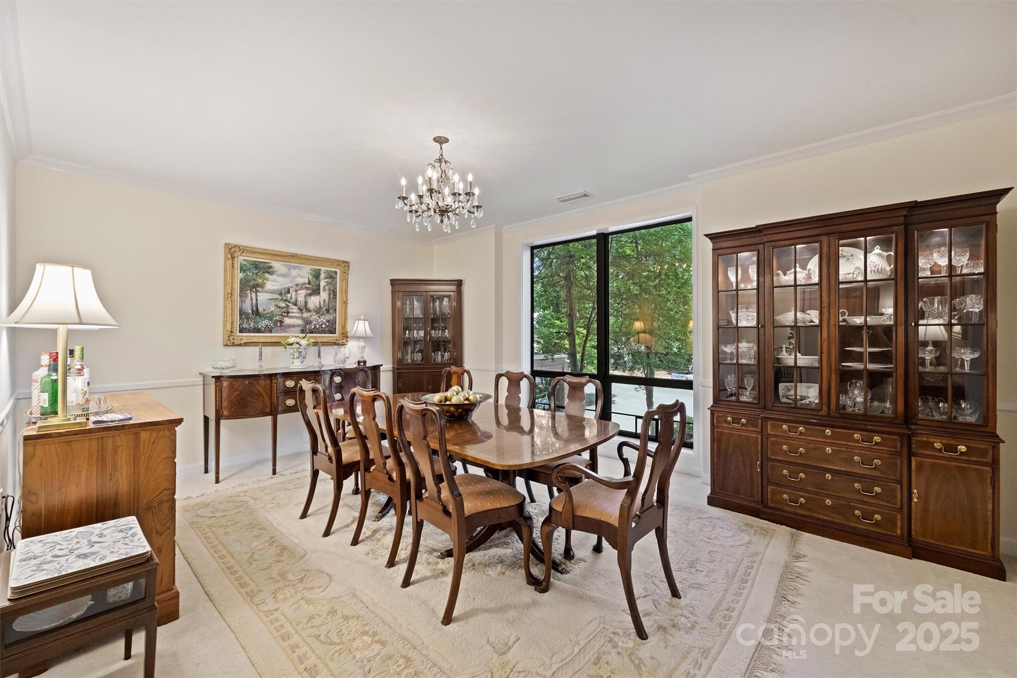 904 Cherokee Road Charlotte, NC 28207 - Photo 15 of 36 a view of a dining room with furniture window and outside view