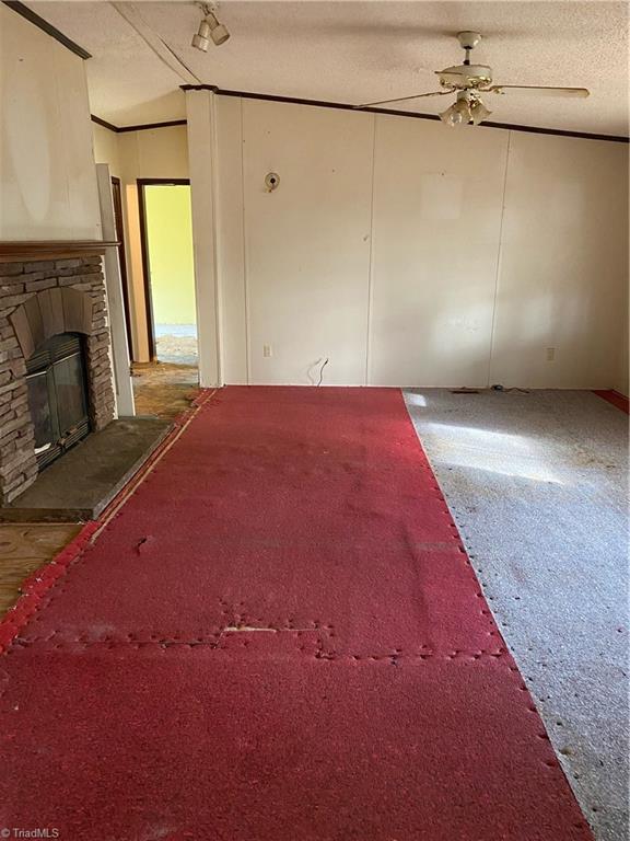 854 Clark Road Snow Camp, NC 27349 - Photo 5 of 14 Living Room with Fireplace