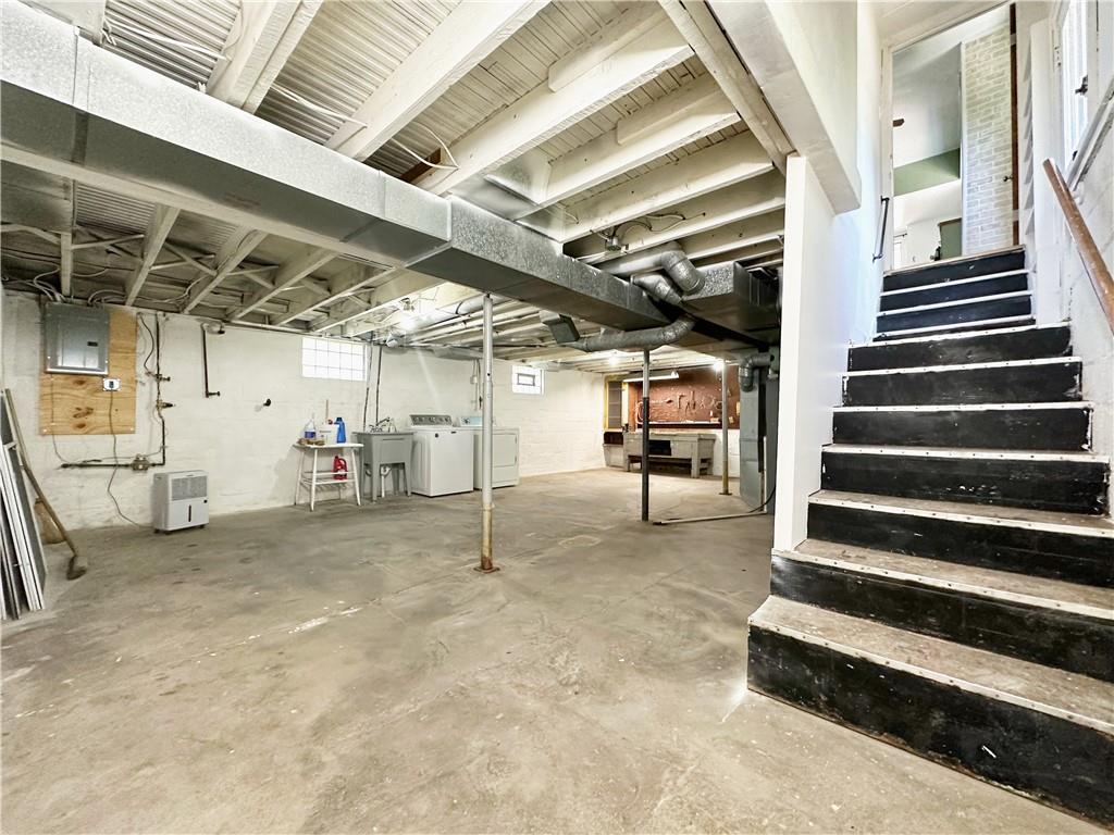 136 Morgan Street Lower Burrell, PA 15068 - Photo 30 of 32 a view of an empty room with stairs