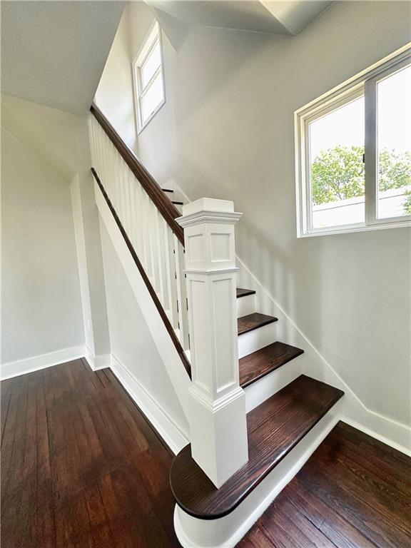 136 Morgan Street Lower Burrell, PA 15068 - Photo 6 of 32 a view of entryway and hall with wooden floor
