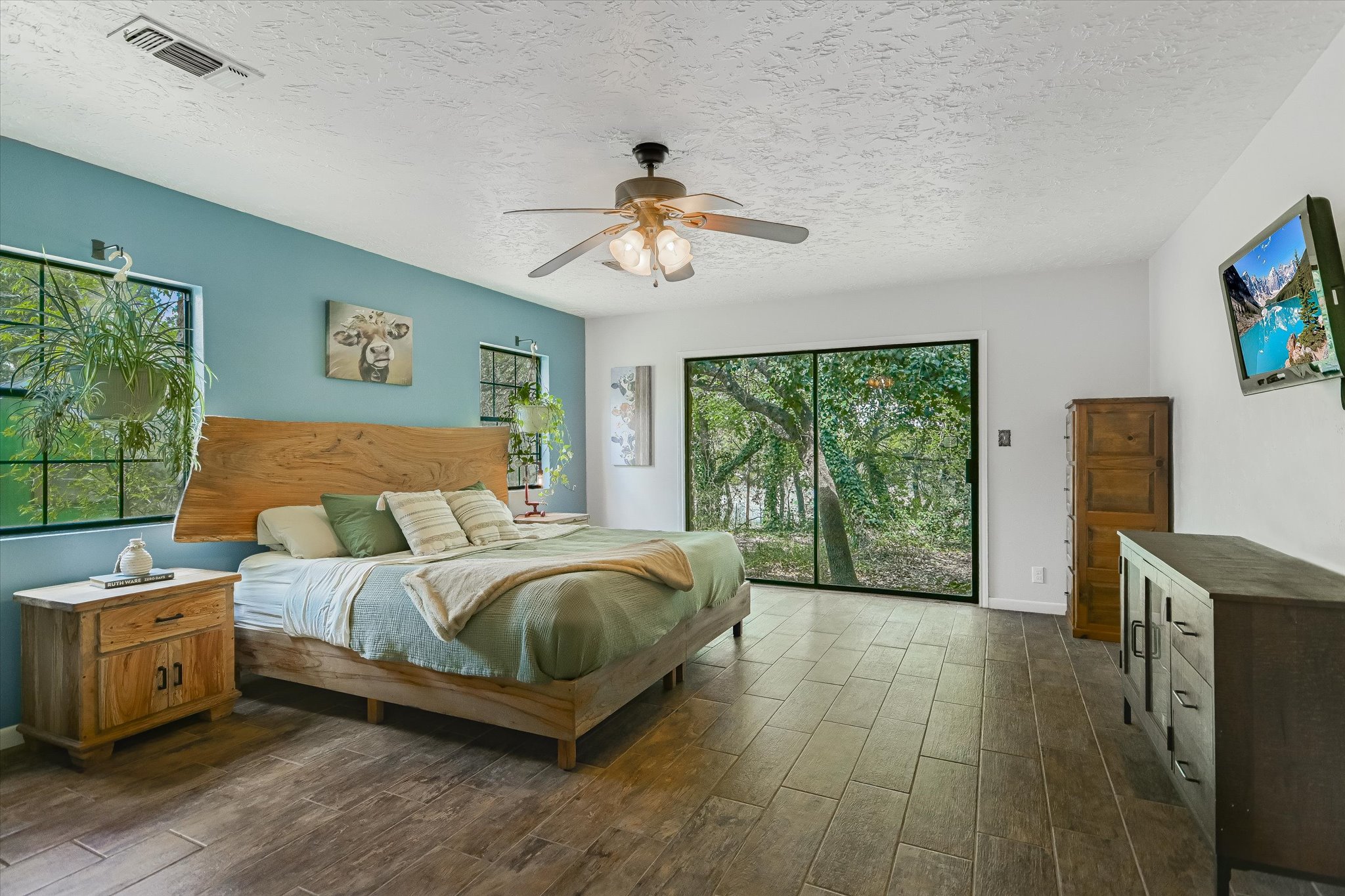 175 Fischer Trail Wimberley, TX 78676 - Photo 7 of 31 a bed room with a bed and a tv