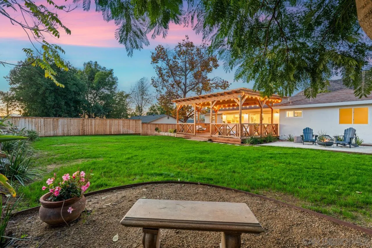 1155 Pepper Drive El Cajon, CA 92021 - Photo 38 of 62 a view of a backyard with a garden and plants