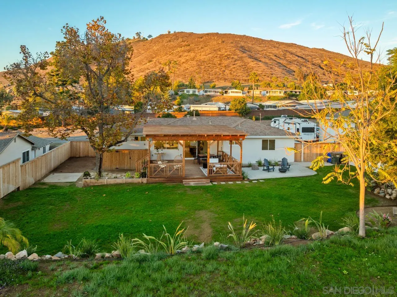 1155 Pepper Drive El Cajon, CA 92021 - Photo 44 of 62 a view of a house with a backyard