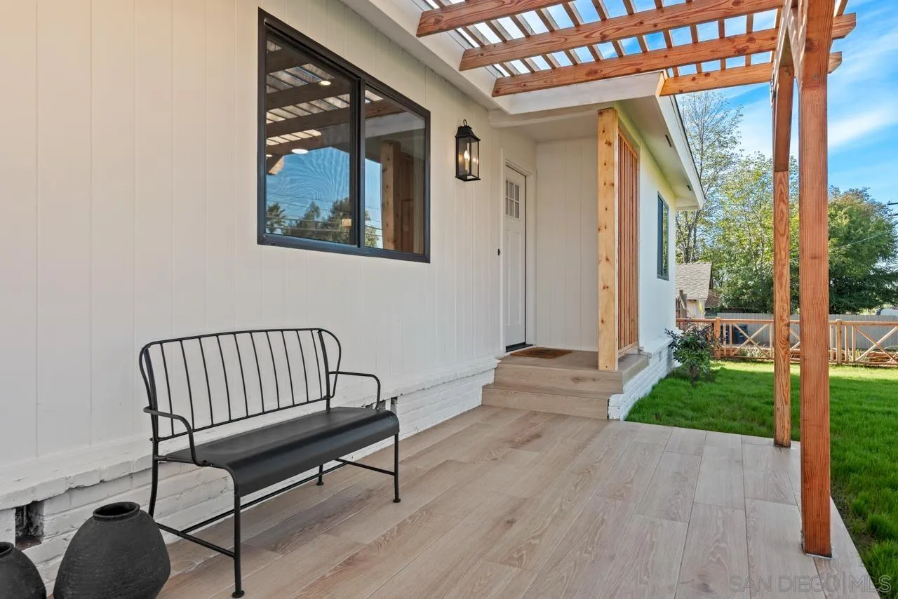 1155 Pepper Drive El Cajon, CA 92021 - Photo 5 of 62 a view of porch with furniture and garden