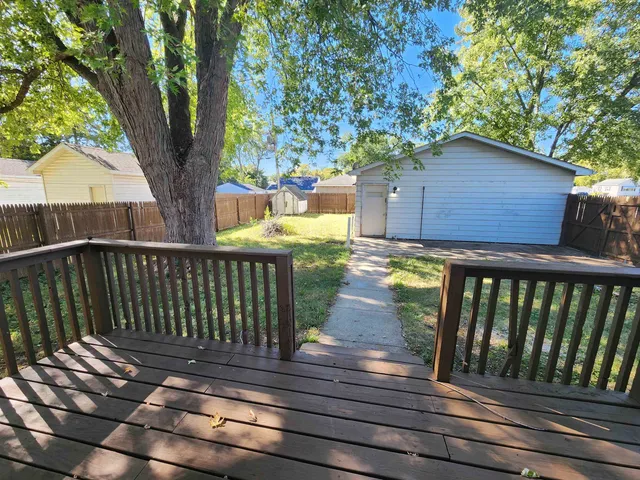 a view of an empty room