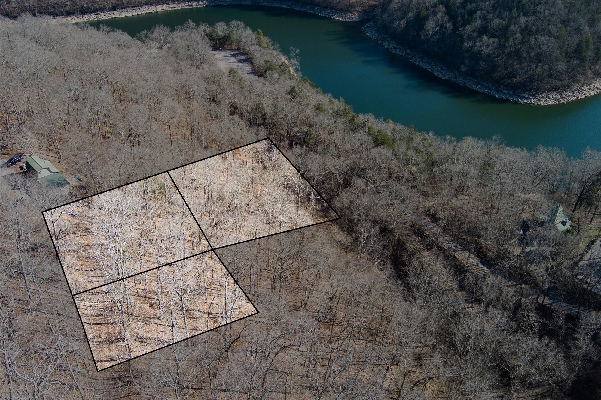 an aerial view of house with outdoor space
