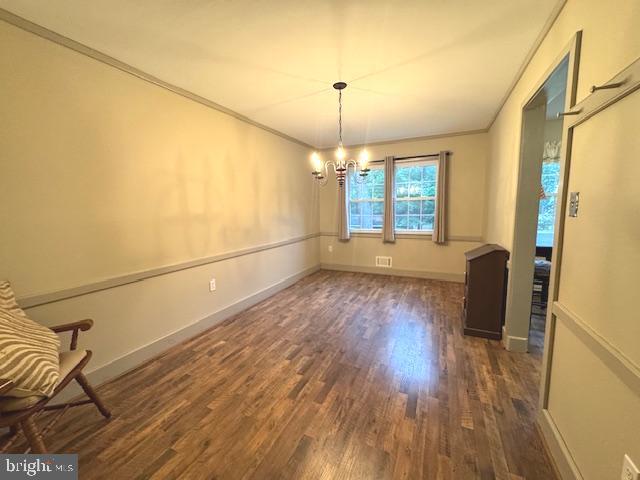 338 Ridge Road Browns Mills, NJ 08015 - Photo 17 of 38 a view of an empty room with wooden floor and a window