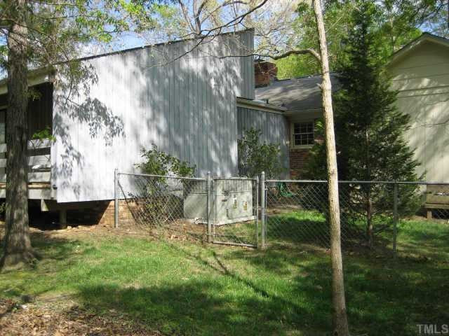 Side of house. A new heat pump was installed in 2006. Other
