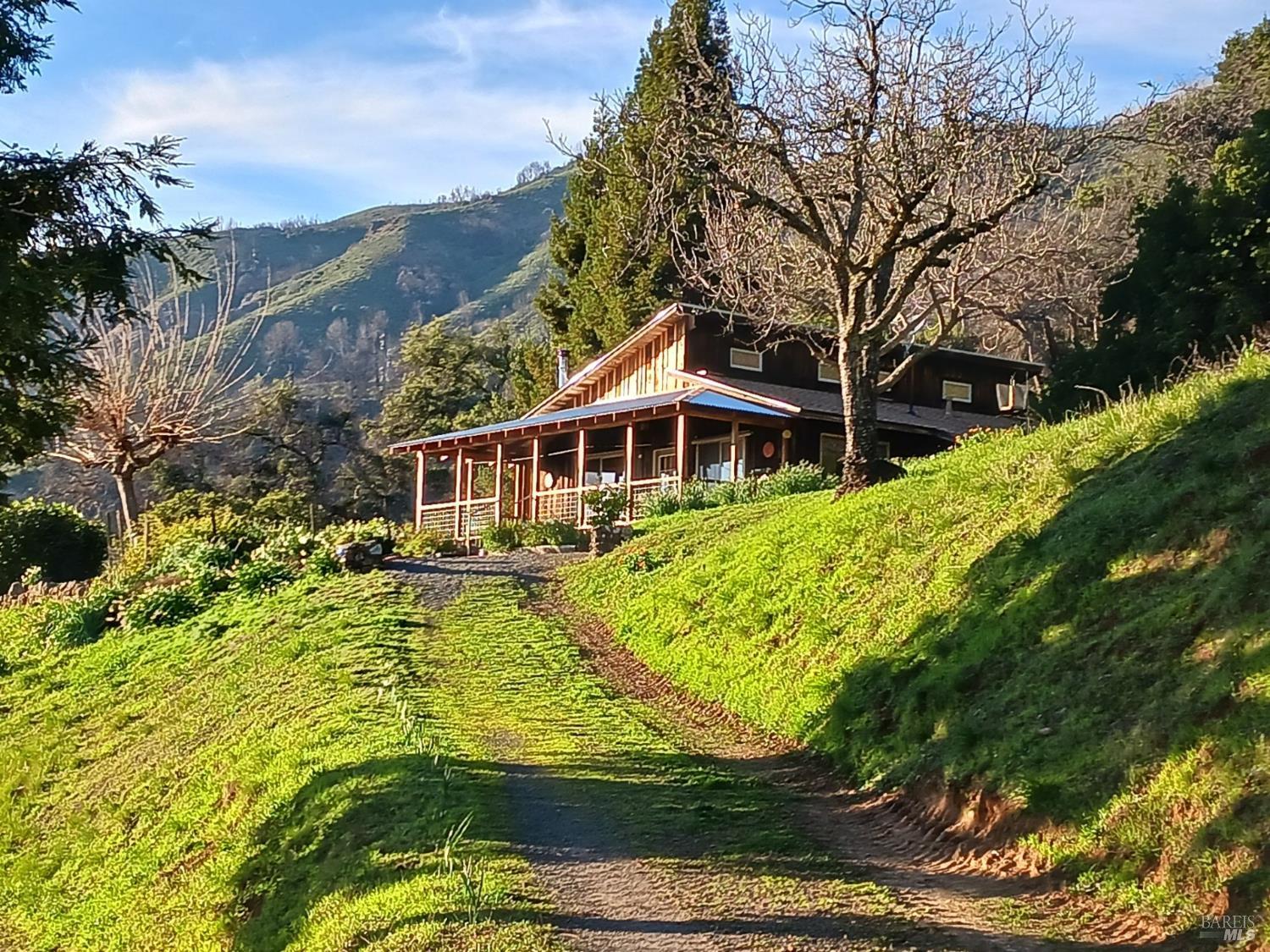 a view of a house with swimming pool