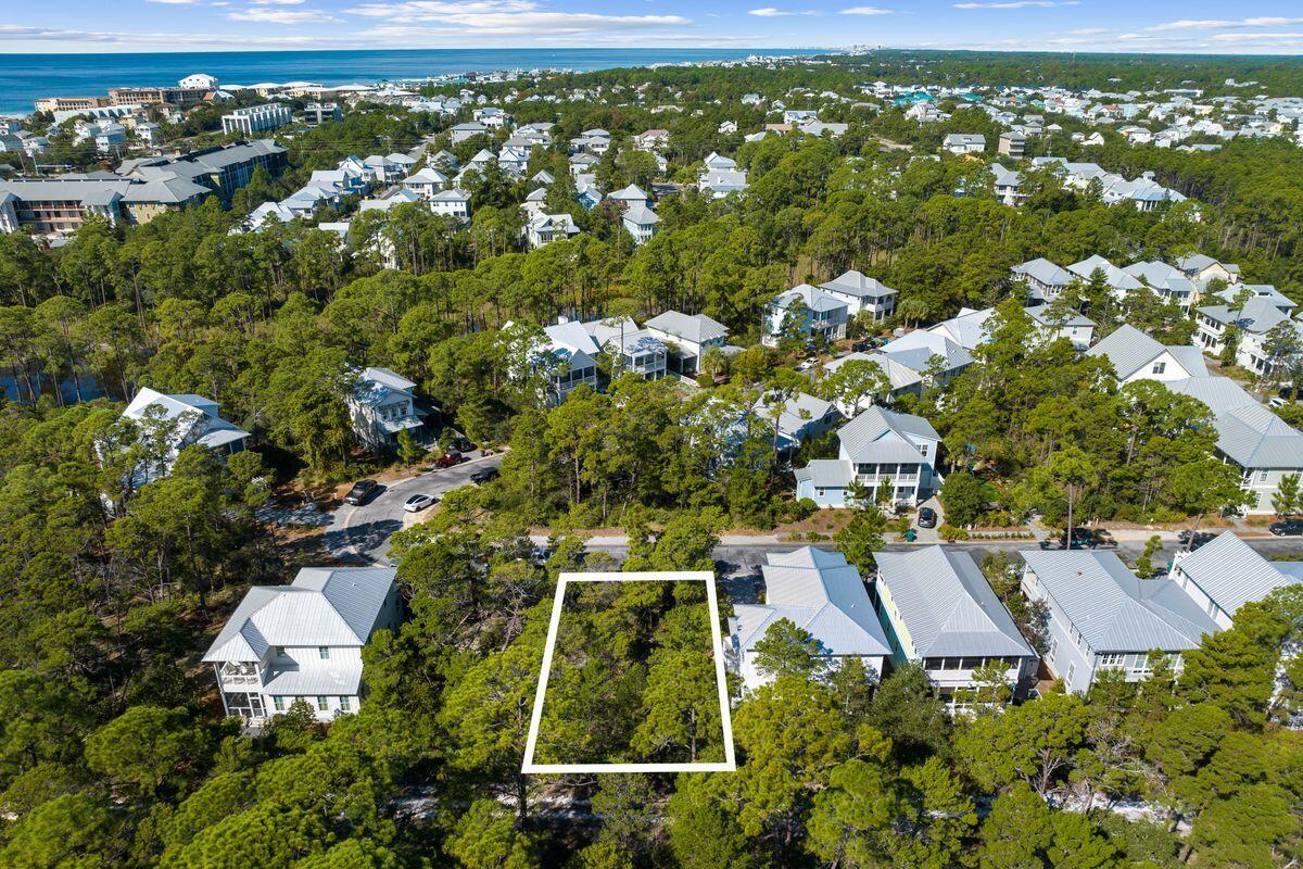 Lot 4 Matt's Way Santa Rosa Beach, FL 32459 - Photo 8 of 17 an aerial view of residential houses with outdoor space and trees