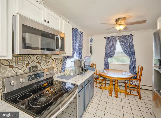 a kitchen with a stove a sink and a microwave