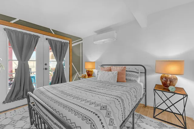 a very nice looking room with a large window