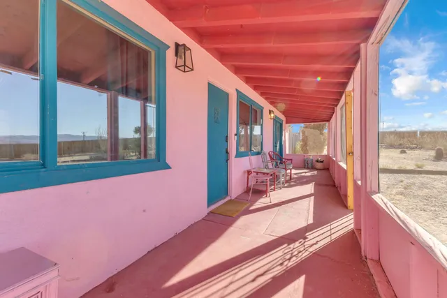 an aerial view of residential house with outdoor space