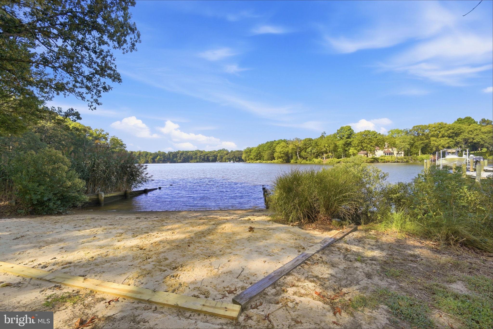 Take in the sunsets from your own private beach.