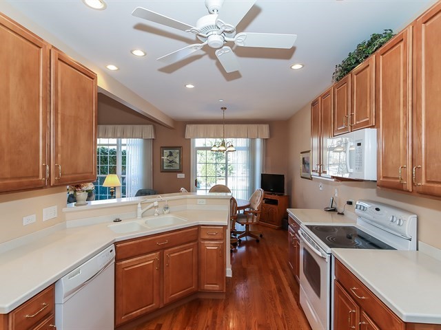 804 Stone Canyon Circle Inverness, IL 60010 - Photo 9 of 30 a kitchen with a sink stove and cabinets