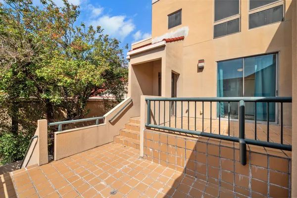 a view of a roof deck