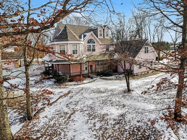 a view of a city and an ocean view