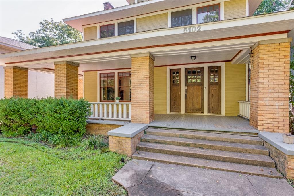 5102 Reiger Avenue Dallas, TX 75214 - Photo 2 of 18 a front view of a house with a porch