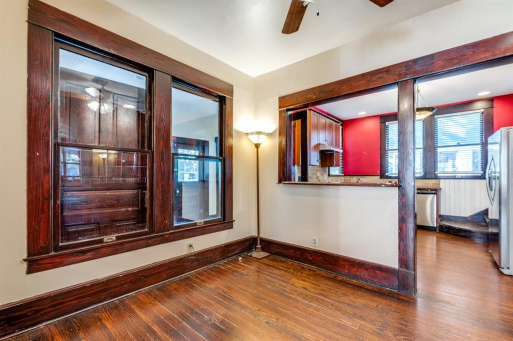 5102 Reiger Avenue Dallas, TX 75214 - Photo 9 of 18 a view of a living room with hardwood floor